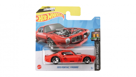 Машинка Базовая Hot Wheels 1970 Pontiac Firebird Dream Garage 1:64 HCX22 Red - Retromagaz, image 1