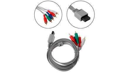 Кабель RMC Wii Component 5RCA - AV Multi Out Light Grey Новый - Retromagaz, image 2