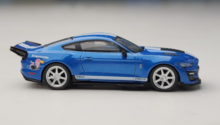 Машинка Premium MINI GT Shelby GT500 1:64 Blue - Retromagaz, image 3