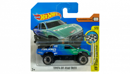 Машинка Базовая Hot Wheels Toyota Off-Road Truck Falken Speed Graphics 1:64 DTX61 Blue - Retromagaz, image 1