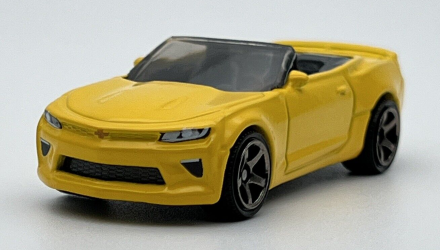 Машинка Велике Місто Matchbox '16 Chevy Camaro Convertible Showroom 1:64 HLD41 Yellow - Retromagaz, image 2