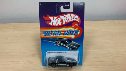 Тематическая Машинка Hot Wheels '89 Mazda Savanna RX-7 FC3S Ultra Hots 1:64 JBY62 Black - Retromagaz, image 1