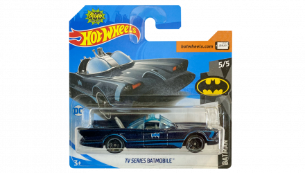 Машинка Базова Hot Wheels TV Series Batmobile Batman 1:64 FKB53 Blue - Retromagaz, image 1