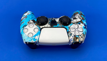 Чохол Силіконовий RMC PlayStation 5 Skulls Blue Новий - Retromagaz, image 4