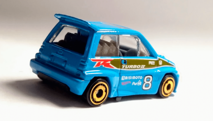 Машинка Базова Hot Wheels '85 Honda City Turbo II Nightburnerz 1:64 FYD12 Blue - Retromagaz, image 3