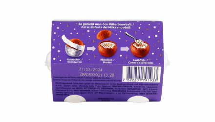 Шоколад Молочний Milka Snow Balls зі Шматочками Печива Oreo 112g - Retromagaz, image 5