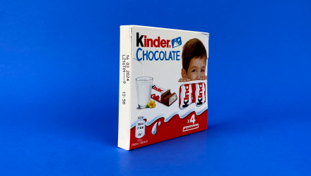 Шоколад Молочний Kinder Chocolate 4 Pieces 50g - Retromagaz, image 2