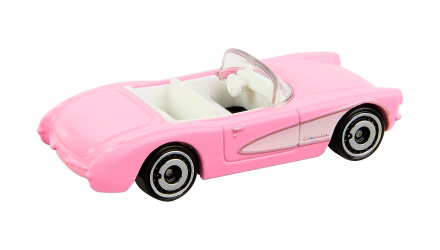 Машинка Базовая Hot Wheels 1956 Corvette Barbie The Movie 1:64 HPR54 Pink - Retromagaz, image 3