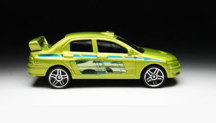 Тематическая Машинка Hot Wheels Mitsubishi Lancer Evolution 7 VII Fast & Furious 1:64 FYY56 Green - Retromagaz, image 4