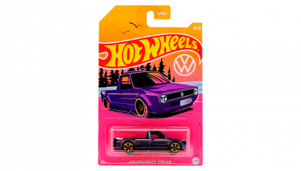 Тематическая Машинка Hot Wheels Volkswagen Caddy Volkswagen 1:64 HDH44 Purple - Retromagaz, image 1