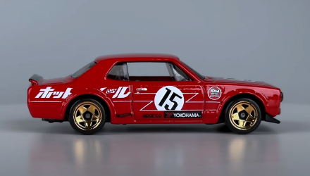 Тематическая Машинка Hot Wheels Nissan Skyline HT 2000GT-X J-Imports 1:64 HWR57/HRT01 Red - Retromagaz, image 6