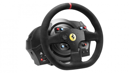 Руль Проводной Thrustmaster PlayStation 4 T300 Ferrari Integral Alcantara Edition Black Новый - Retromagaz, image 3