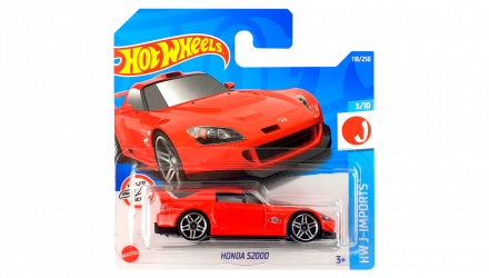 Машинка Базова Hot Wheels Honda S2000 J-Imports 1:64 HCX25 Red - Retromagaz, image 1