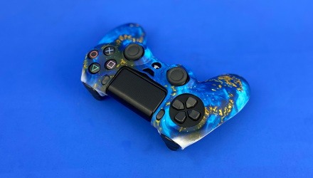 Чехол Силиконовый RMC PlayStation 4 Sea Blue Новый - Retromagaz, image 2