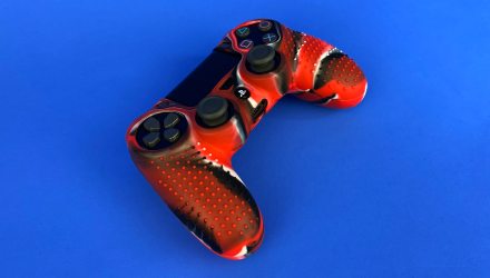 Чохол Силіконовий RMC PlayStation 4 Red Black Новий - Retromagaz, image 1