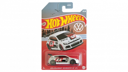 Тематическая Машинка Hot Wheels Volkswagen Scirocco GT 24 Volkswagen 1:64 HDH42 White - Retromagaz, image 1