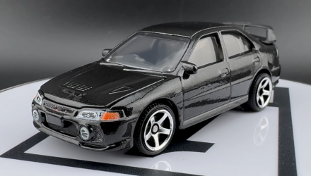 Тематична Машинка Matchbox 1996 Mitsubishi Lancer Evolution IV Moving Parts 1:64 FWD28/HVM98 Black - Retromagaz, image 2