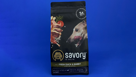 Сухой Корм для Собак Savory Adult All Breeds Кролик и Утка 1kg - Retromagaz, image 1