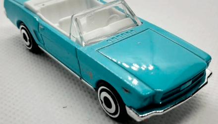 Машинка Базовая Hot Wheels Thunderball 007 '65 Ford Mustang Convertible Screen Time 1:64 GHC77 Turquoise - Retromagaz, image 6