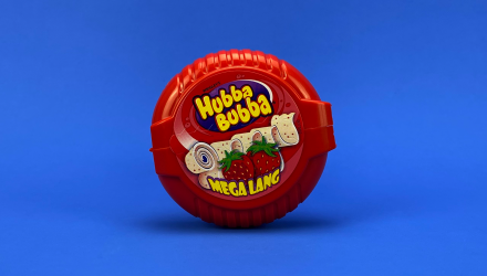 Жувальна Гумка Hubba Bubba Mega Lang Snappy Strawberry 56g - Retromagaz, image 1