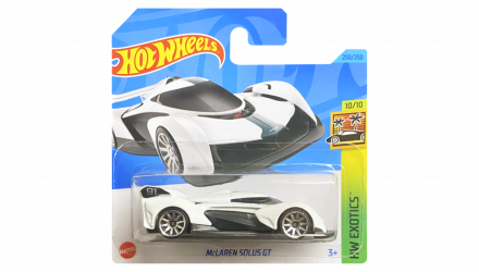 Машинка Базова Hot Wheels McLaren Solus GT Exotics 1:64 HKG70 White - Retromagaz, image 1