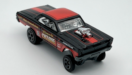 Машинка Базовая Hot Wheels '65 Mercury Comet Cyclone Gassers 1:64 HKH62 Black - Retromagaz, image 5