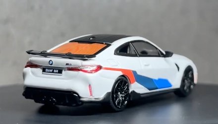 Машинка Premium MINI GT BMW M4 M-Perfomance (G82) 1:64 White - Retromagaz, image 3