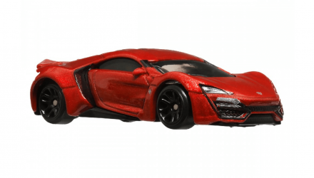 Тематическая Машинка Hot Wheels Lykan Hypersport W Motors Dominic Toretto Fast & Furious 1:64 HNR88/HRW48 Red - Retromagaz, image 4