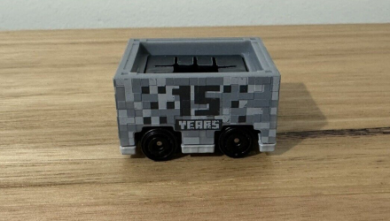 Машинка Базова Hot Wheels Minecraft Minecart Screen Time 1:64 HTB38 Grey - Retromagaz, image 2