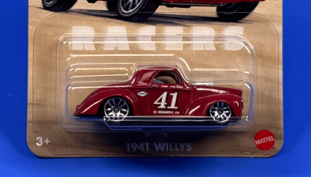 Тематическая Машинка Hot Wheels 1941 Willys Salt Flat Racers 1:64 JBY83 Red - Retromagaz, image 3