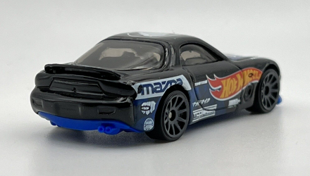 Машинка Базовая Hot Wheels '95 Mazda RX-7 Mad Mike Speed Graphics 1:64 FYD04 Black - Retromagaz, image 3