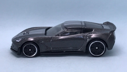 Машинка Базовая Hot Wheels Corvette C7 Z06 Then and Now 1:64 HKJ40 Grey - Retromagaz, image 4