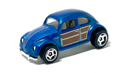 Машинка Базова Hot Wheels Volkswagen Beetle Compact Kings 1:64 HCV26 Blue - Retromagaz, image 2