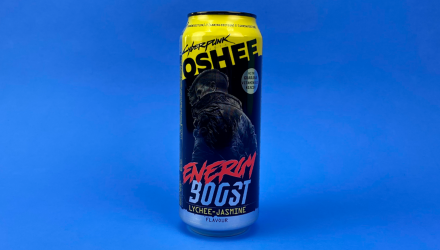 Набор Напиток Энергетический Oshee 12шт Cyberpunk Energy Boost Lychee-Jasmine 500ml - Retromagaz, image 2