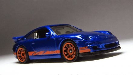 Тематична Машинка Matchbox Porsche 911 GT3 Germany 1:64 HVV05/HVV35 Blue - Retromagaz, image 4