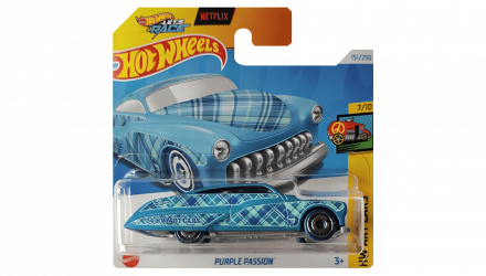 Машинка Базовая Hot Wheels Purple Passion Treasure Hunts Art Cars 1:64 HTF22 Blue - Retromagaz, image 1