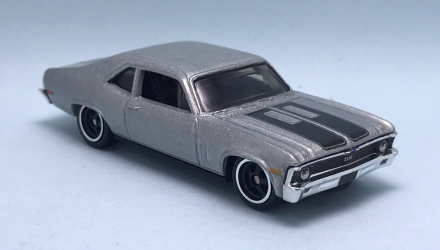 Тематическая Машинка Hot Wheels `70 Chevrolet Nova SS Decades of Fast & Furious 1:64 HNR88/HRW42 Grey - Retromagaz, image 2