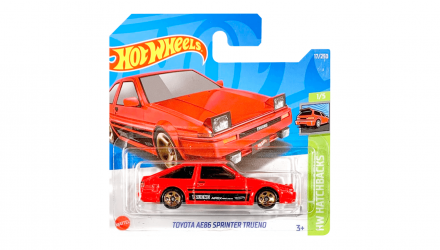 Машинка Базова Hot Wheels Toyota AE86 Sprinter Trueno Hatchbacks 1:64 HCW77 Red - Retromagaz, image 1