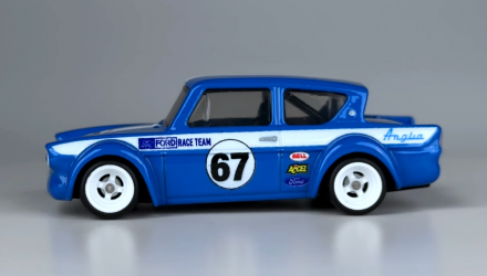 Машинка Premium Hot Wheels '67 Ford Anglia Racer Boulevard 1:64 GJT68/HKF32 Blue - Retromagaz, image 4