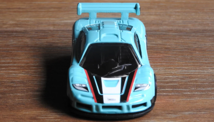 Машинка Базовая Hot Wheels McLaren F1 GTR Retro Racers 1:64 HCW37 Light Blue - Retromagaz, image 5