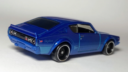 Машинка Базовая Hot Wheels Nissan Skyline 2000 GT-R Then and Now 1:64 FJX88 Blue - Retromagaz, image 3