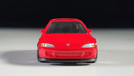 Машинка Базовая Hot Wheels '92 Honda Civic EG J-Imports 1:64 HTC43 Red - Retromagaz, image 4