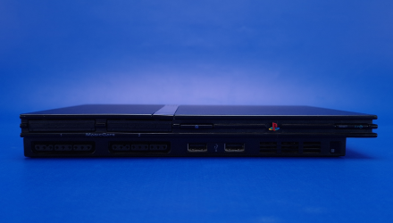 Набір Консоль Sony PlayStation 2 Slim SCPH-7xxx Chip Black Б/У  + Адаптер RMC Новий + Карта Пам'яті - Retromagaz, image 5