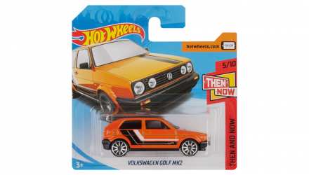 Машинка Базова Hot Wheels Volkswagen Golf MK2 Then and Now 1:64 FJX92 Orange - Retromagaz, image 1