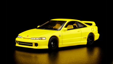 Машинка Premium Hot Wheels 1995 Honda Integra Type R Red Line Club RLC 1:64 HWF15 Yellow - Retromagaz, image 1