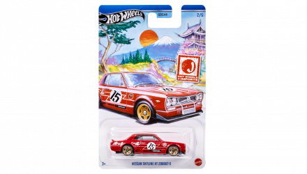 Тематическая Машинка Hot Wheels Nissan Skyline HT 2000GT-X J-Imports 1:64 HWR57/HRT01 Red - Retromagaz, image 1