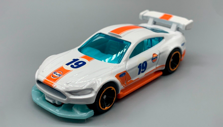 Машинка Базова Hot Wheels Custom '18 Ford Mustang GT Gulf Muscle Mania 1:64 FYF87 White - Retromagaz, image 2