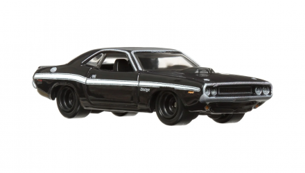 Машинка Premium Hot Wheels '70 Dodge Hemi Challenger Boulevard 1:64 GJT68/HKF25 Black - Retromagaz, image 6