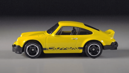 Машинка Базова Hot Wheels Porsche 911 Carrera RS 2.7 Factory Fresh 1:64 HTC49 Yellow - Retromagaz, image 4