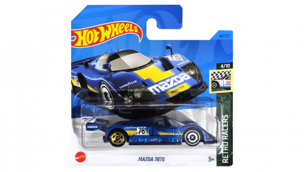 Машинка Базовая Hot Wheels Mazda 787B Retro Racers 1:64 HKH01 Blue - Retromagaz, image 1